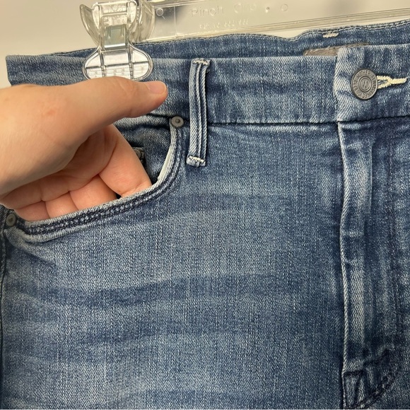 MOTHER High Waisted Looker Ankle Just Like The One’s We Used to Know Destroyed - Picture 2 of 12